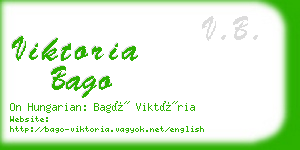 viktoria bago business card